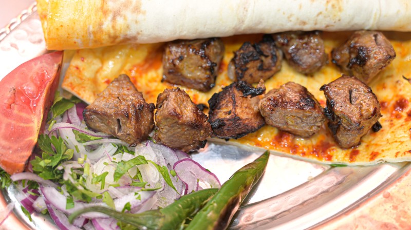 ساندوتش كباب لحم